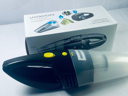 LIVEBORDER New Version Car Vacuum, Portable Car Vacuum Cleaner with Powerful Suction, DC 12V Power