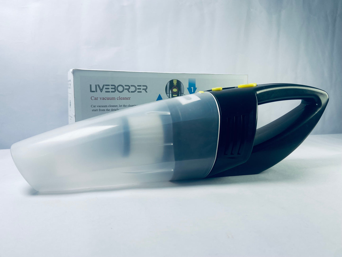 LIVEBORDER New Version Car Vacuum, Portable Car Vacuum Cleaner with Powerful Suction, DC 12V Power