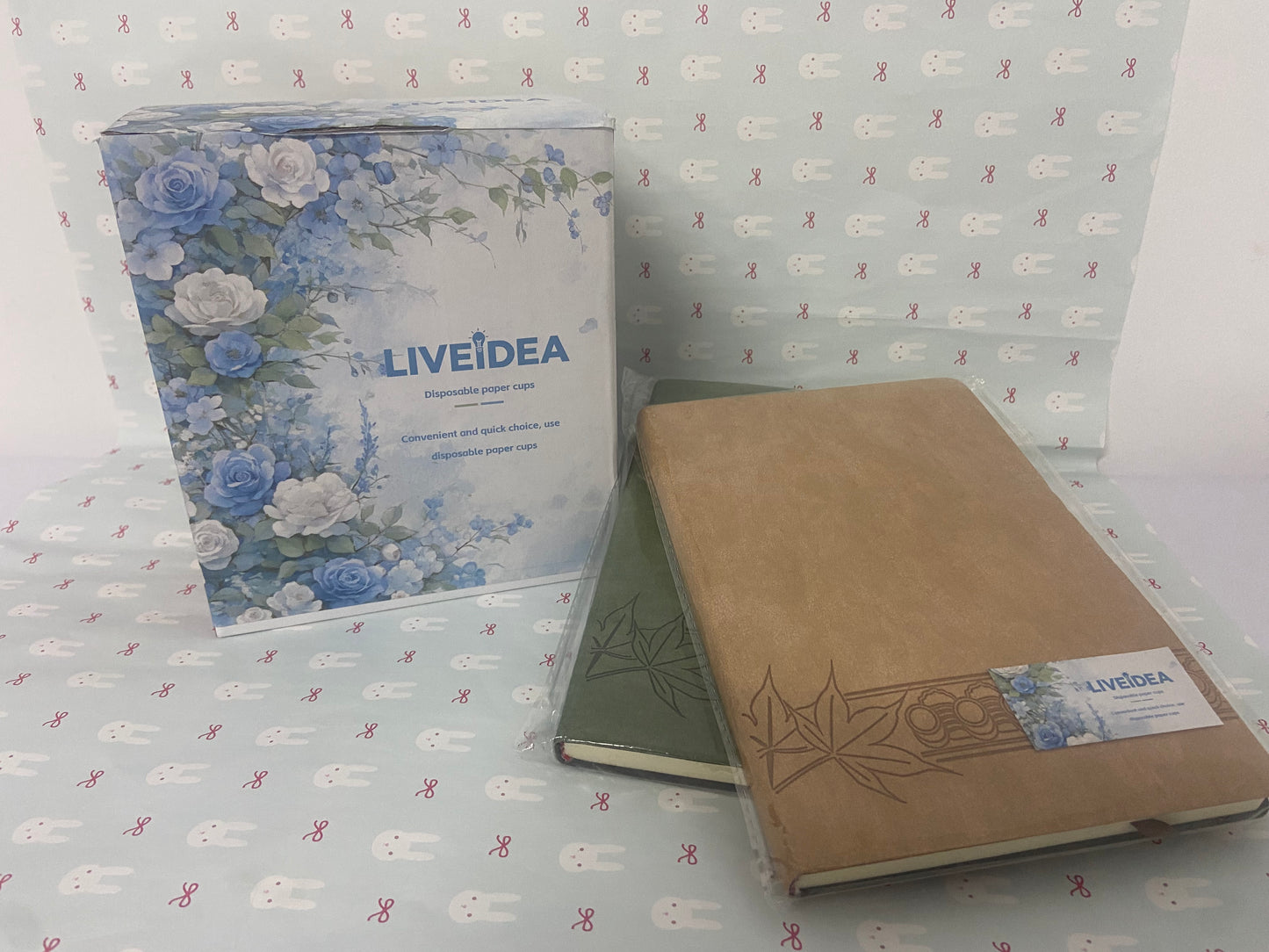 LIVEIDEA Journal Notebook for Women Men,256 Pages A5 Hardcover Leather Journals for Writing,Travel,Business,Work & School,College Ruled Notebooks for Note Taking,Diary Notepad 5.7"×8.3"(Brown and green)