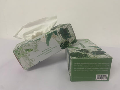 LIVEIDEA Facial Tissue Paper | Soft, Absorbent Hand and Face Wipes, Premium Facial Tissues Boxes for Personal Care, 30 Pack of White 2-Ply Tissues | 100 sheets Per Box