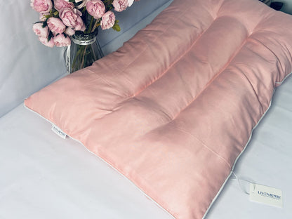LIVEMIPIRE Pillows Soft Pillow Queen for Sleeping, Super Soft Support Down Alternative Pillow, 100% Cotton Shell Luxury Comfy Fluffy Bed Pillows for Sleep(Pink)