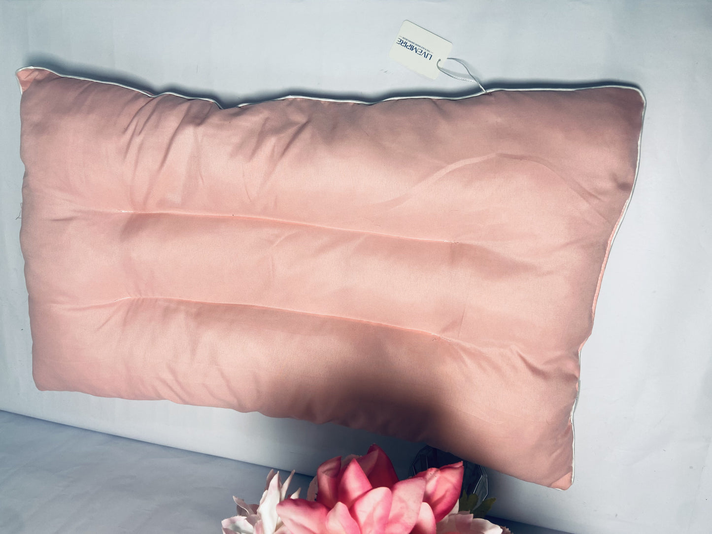 LIVEMIPIRE Pillows Soft Pillow Queen for Sleeping, Super Soft Support Down Alternative Pillow, 100% Cotton Shell Luxury Comfy Fluffy Bed Pillows for Sleep(Pink)