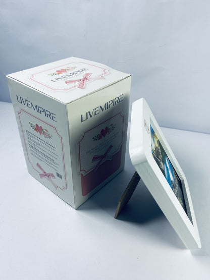 LIVEMIPIRE Picture frames [not of precious metal] Diy Pvc Photo Frames 6 Inch Frames for Locker Fridge Bright Beautiful Decor