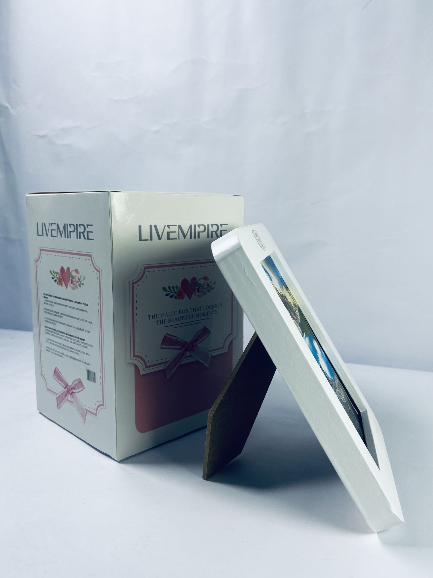 LIVEMIPIRE Picture frames [not of precious metal] Diy Pvc Photo Frames 6 Inch Frames for Locker Fridge Bright Beautiful Decor