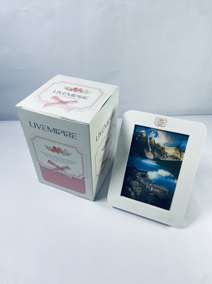 LIVEMIPIRE Picture frames [not of precious metal] Diy Pvc Photo Frames 6 Inch Frames for Locker Fridge Bright Beautiful Decor