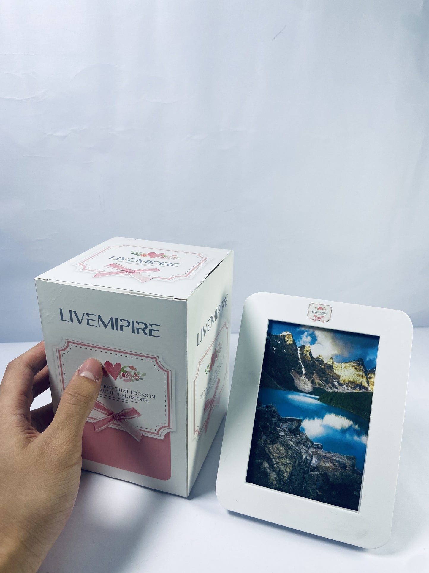LIVEMIPIRE Picture frames [not of precious metal] Diy Pvc Photo Frames 6 Inch Frames for Locker Fridge Bright Beautiful Decor
