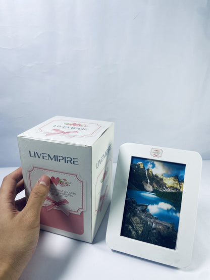 LIVEMIPIRE Picture frames [not of precious metal] Diy Pvc Photo Frames 6 Inch Frames for Locker Fridge Bright Beautiful Decor