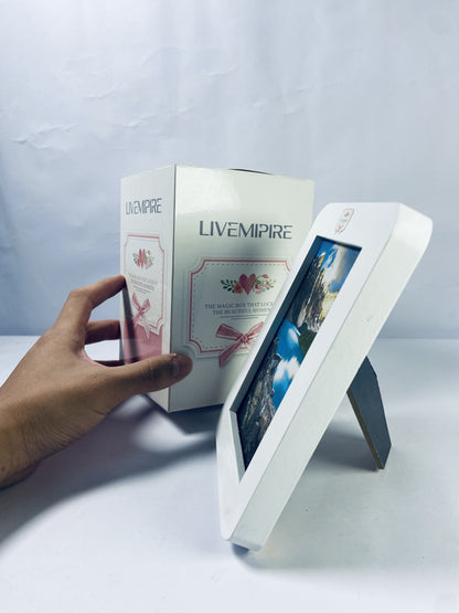 LIVEMIPIRE Picture frames [not of precious metal] Diy Pvc Photo Frames 6 Inch Frames for Locker Fridge Bright Beautiful Decor