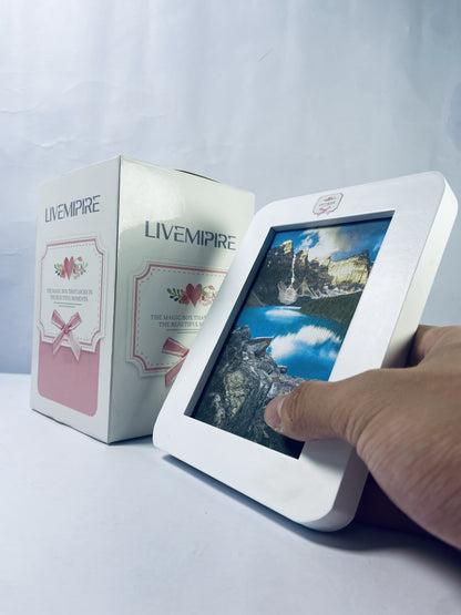 LIVEMIPIRE Picture frames [not of precious metal] Diy Pvc Photo Frames 6 Inch Frames for Locker Fridge Bright Beautiful Decor