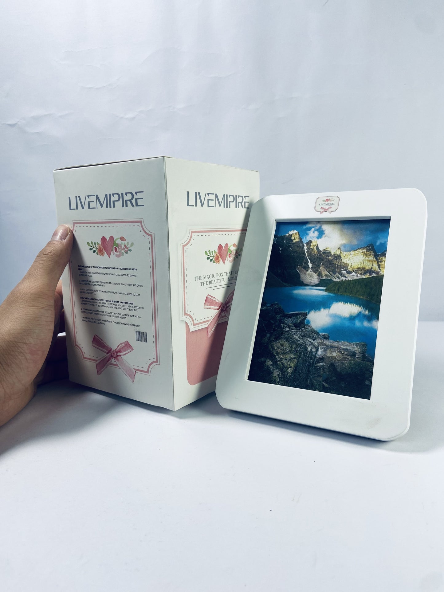 LIVEMIPIRE Picture frames [not of precious metal] Diy Pvc Photo Frames 6 Inch Frames for Locker Fridge Bright Beautiful Decor