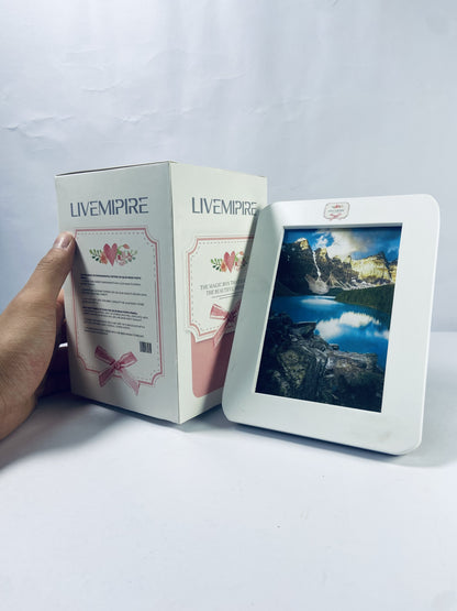 LIVEMIPIRE Picture frames [not of precious metal] Diy Pvc Photo Frames 6 Inch Frames for Locker Fridge Bright Beautiful Decor