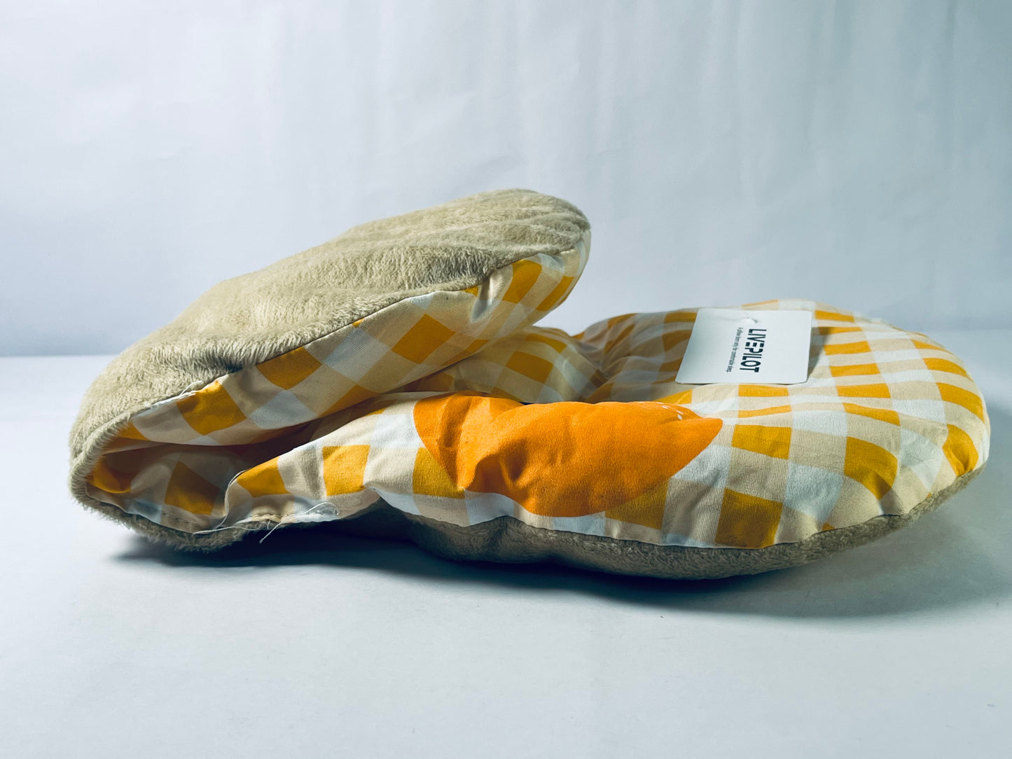 LIVEPILOT Ultra Flat Thin Pillows, Back Stomach Sleepers Down