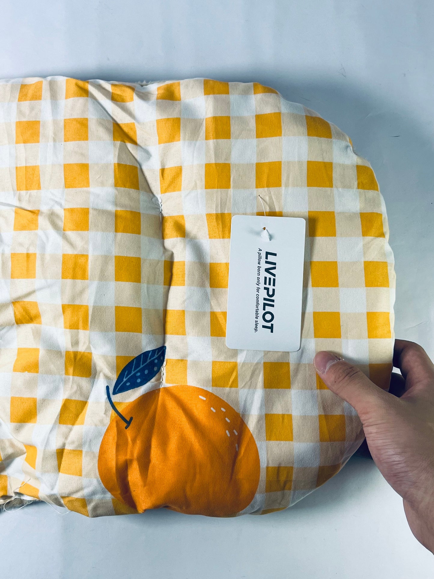 LIVEPILOT Ultra Flat Thin Pillows, Back Stomach Sleepers Down