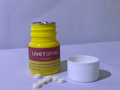 LIVETOYOU Vitamins- Vitamins C for Heart, Brain, Energy, Immune