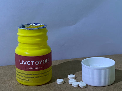 LIVETOYOU Vitamins- Vitamins C for Heart, Brain, Energy, Immune