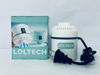 LOLTECH Electric Pump for Vacuum Storage Bags Travel Vacuum Pump for Various Sealing Bags Portable Vacpack Air Pump for Clothing, Pillows, Comforters (Storage Bag Not Included)