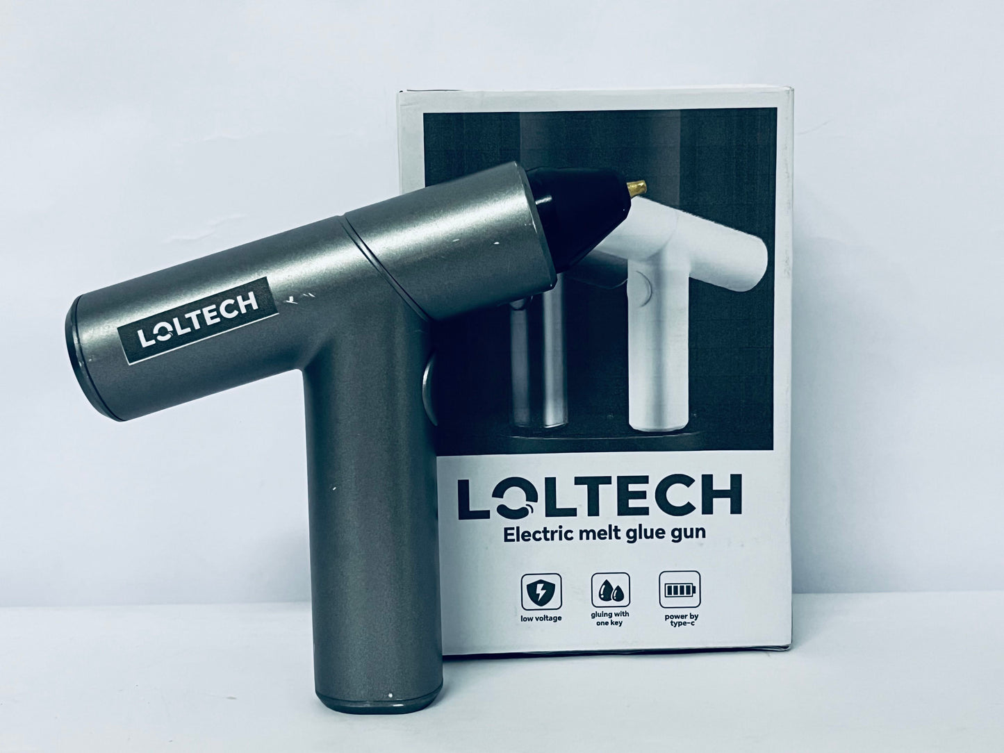 LOLTECH Hot melt glue guns while the balanced design allows the glue gun to stand upright for easy use and storage