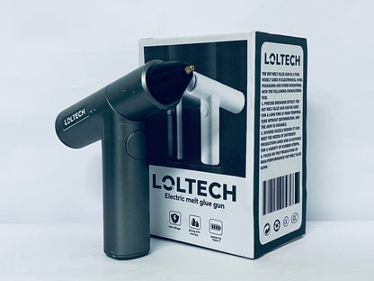 LOLTECH Hot melt glue guns while the balanced design allows the glue gun to stand upright for easy use and storage