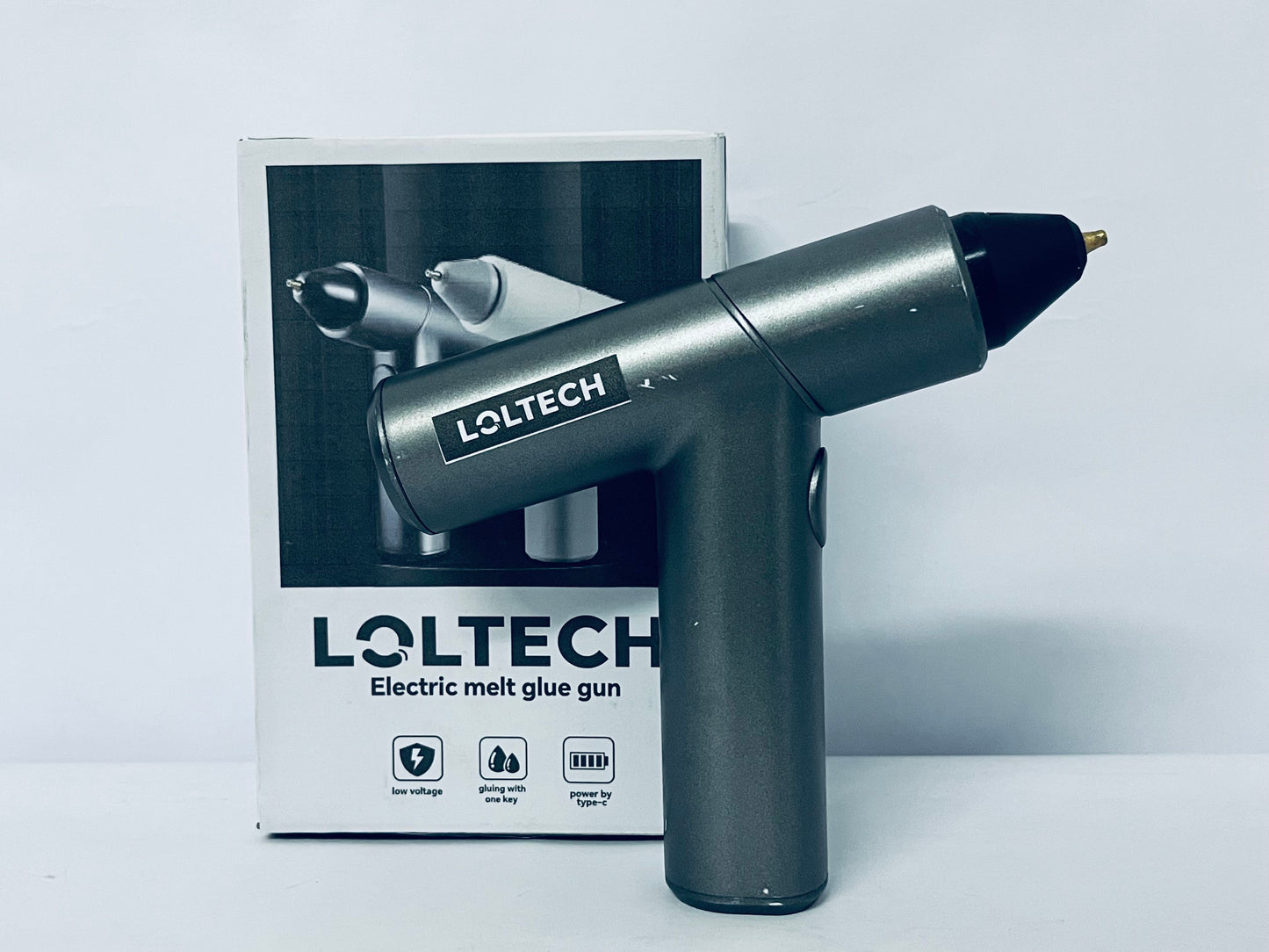 LOLTECH Hot melt glue guns while the balanced design allows the glue gun to stand upright for easy use and storage