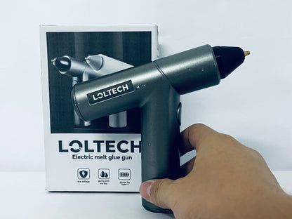 LOLTECH Hot melt glue guns while the balanced design allows the glue gun to stand upright for easy use and storage