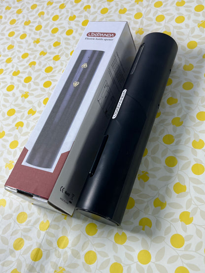 LOOPANDA Electric Can Opener, Can Opener Electric for Seniors with Smooth Edge, Food-Safe Automatic Can Opener Portable Battery Operated Can Openers for Almost Any Can Sizes, Black