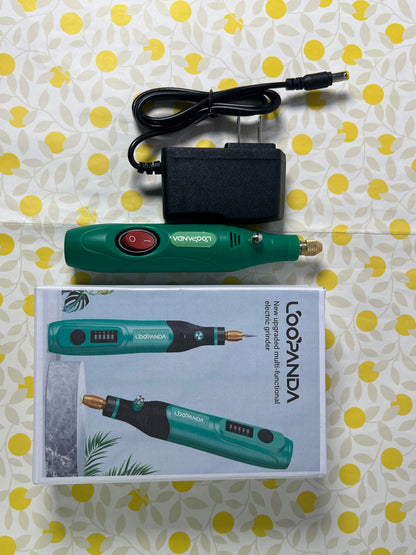 LOOPANDA Electric Nail Drill Machine Professional,Cordless Electric Nail File for Acrylic Gel Nails,Manicure and Pedicure Kit for Grinding Polishing Trimming