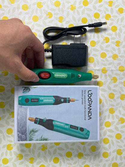 LOOPANDA Electric Nail Drill Machine Professional,Cordless Electric Nail File for Acrylic Gel Nails,Manicure and Pedicure Kit for Grinding Polishing Trimming