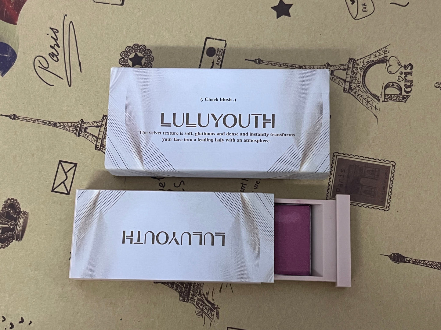 LULUYOUTH Blusher Reloaded, Pressed Powder Face Blusher, Highly Pigmented & Long Lasting Formula, Rose Kiss, 0.26 oz