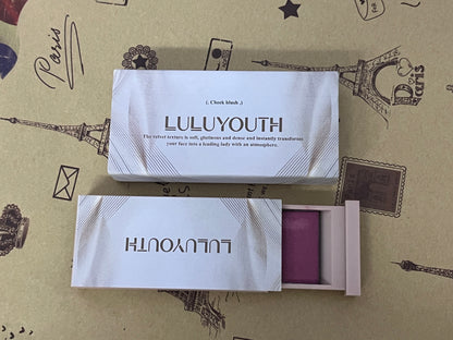 LULUYOUTH Blusher Reloaded, Pressed Powder Face Blusher, Highly Pigmented & Long Lasting Formula, Rose Kiss, 0.26 oz