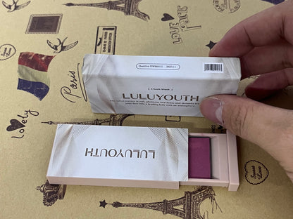 LULUYOUTH Blusher Reloaded, Pressed Powder Face Blusher, Highly Pigmented & Long Lasting Formula, Rose Kiss, 0.26 oz
