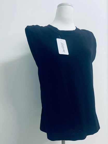 LUXESCORT T-shirts  Women's Shoulder Pad Sleeveless T-Shirt