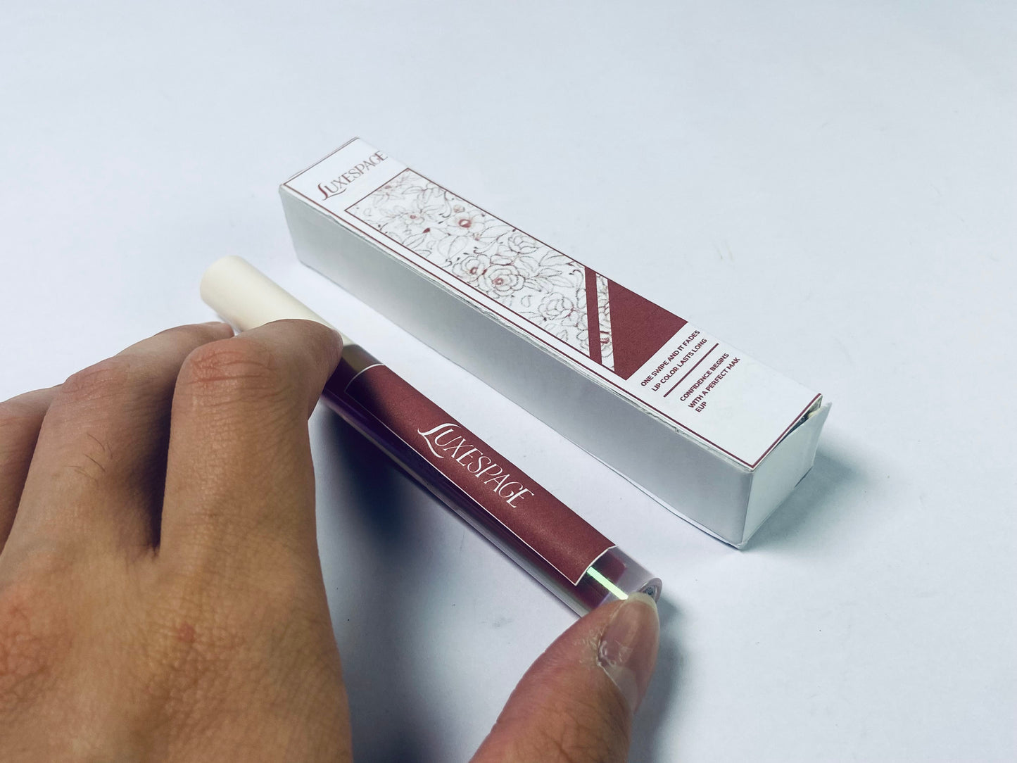 LUXESPACE Lip Oil, Nourishing Tinted Lip Oil For A High-shine Finish, Infused With Jojoba Oil, Vegan Cruelty-free, Rose Envy