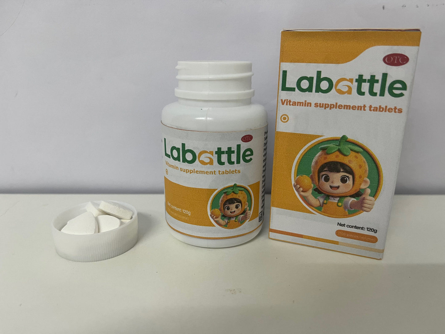 Labattle Vitamin Supplement Tablets - 120g Daily Multivitamin Nutrient Support