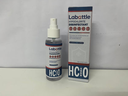 Labattle 100ML Hypochlorous Acid Disinfectant Spray - 99.99% Sterilization Food-Grade Multi-Purpose Sanitizer
