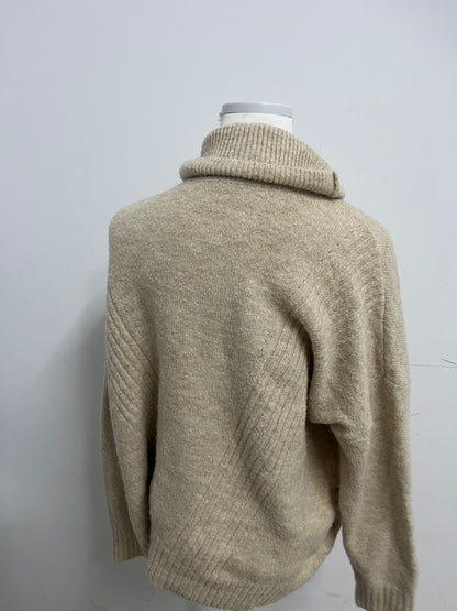 Labeach Womens Oversized Turtleneck Pullover Sweater Cable Knit Long Sleeve Sweater Tops