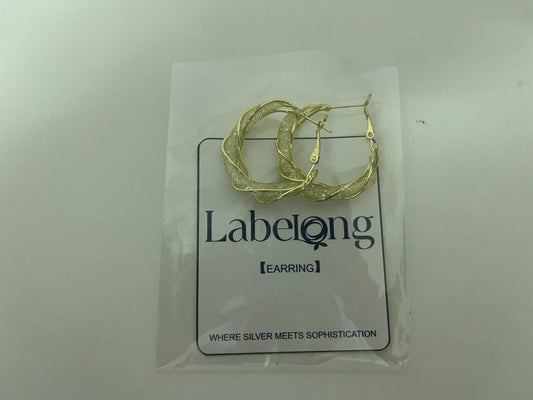 【Labelong Twisted Hoop Earrings】—— Sophisticated Shine for Your Ensemble