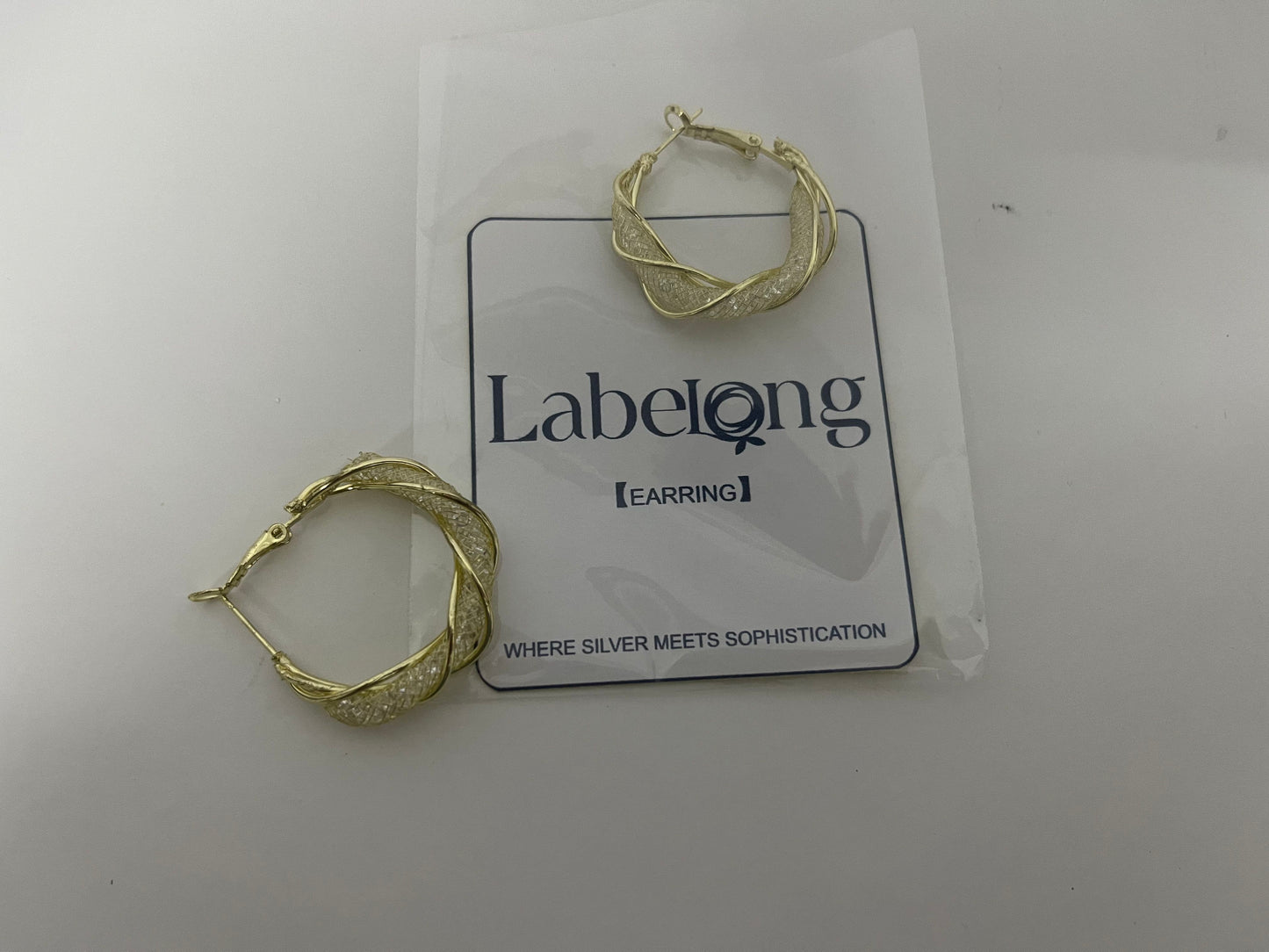 【Labelong Twisted Hoop Earrings】—— Sophisticated Shine for Your Ensemble
