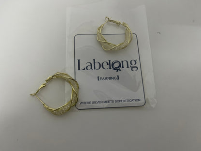 【Labelong Twisted Hoop Earrings】—— Sophisticated Shine for Your Ensemble