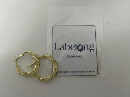 【Labelong Twisted Hoop Earrings】—— Sophisticated Shine for Your Ensemble