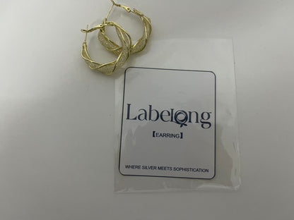 【Labelong Twisted Hoop Earrings】—— Sophisticated Shine for Your Ensemble