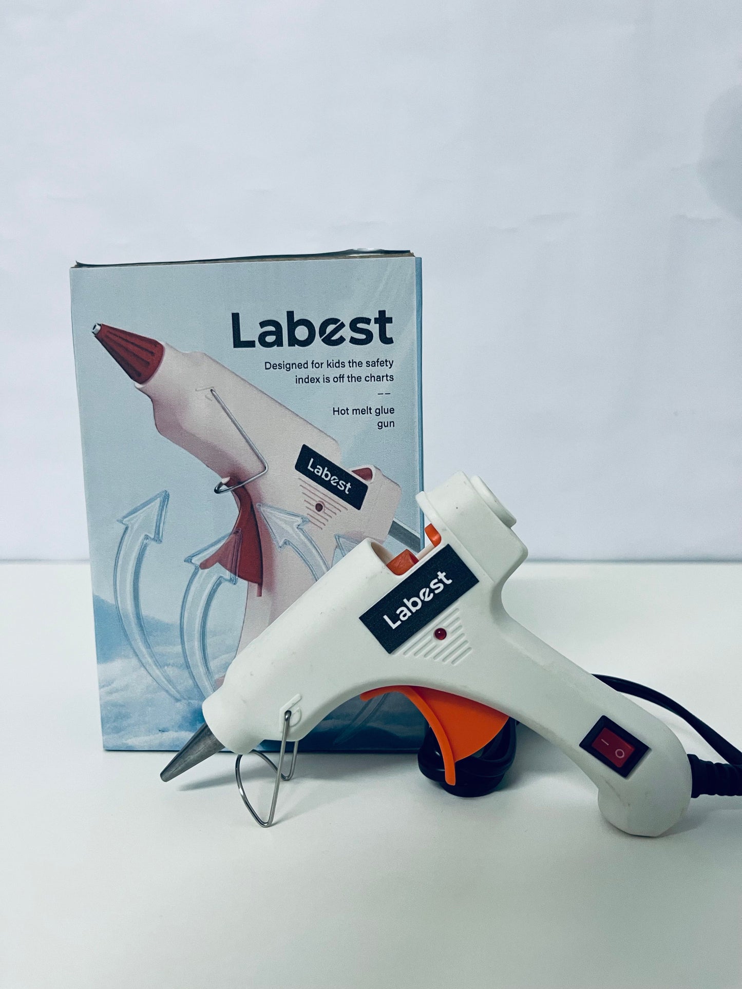 Labest Kids-Safe Hot Melt Glue Gun Low-Temperature Flexible Glue A Safe & Convenient Item for Craft Projects