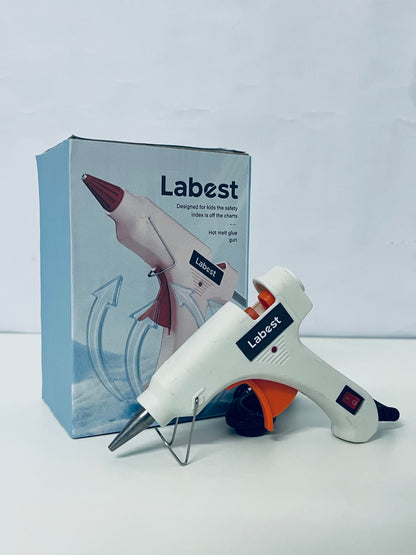 Labest Kids-Safe Hot Melt Glue Gun Low-Temperature Flexible Glue A Safe & Convenient Item for Craft Projects