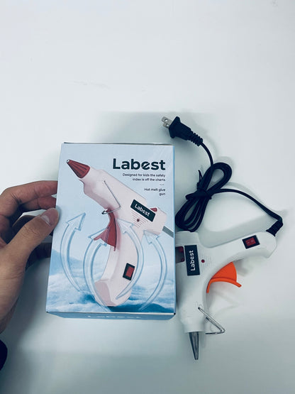 Labest Kids-Safe Hot Melt Glue Gun Low-Temperature Flexible Glue A Safe & Convenient Item for Craft Projects