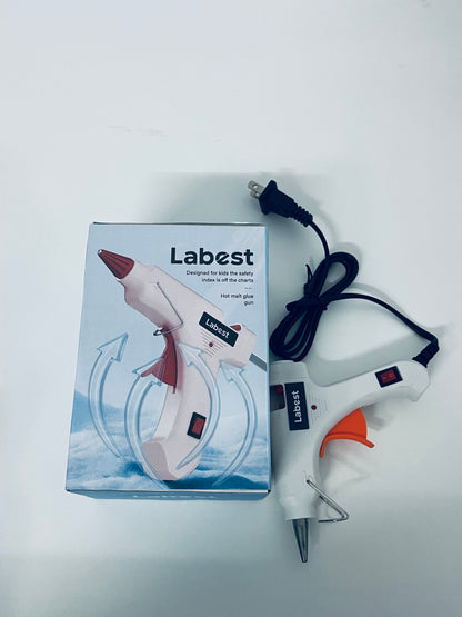 Labest Kids-Safe Hot Melt Glue Gun Low-Temperature Flexible Glue A Safe & Convenient Item for Craft Projects