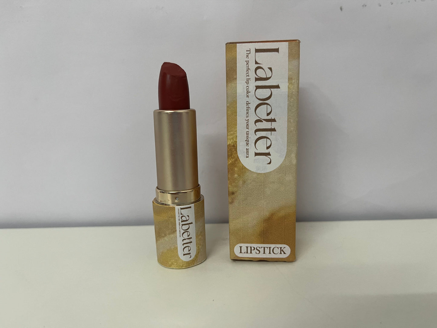 Labetter Christmas Lipstick - Matte Red Brown Long-Lasting Lip Color