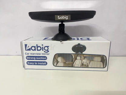【Labig Universal Suction Cup Rearview Mirror】—— Wider Vision for Safer Driving