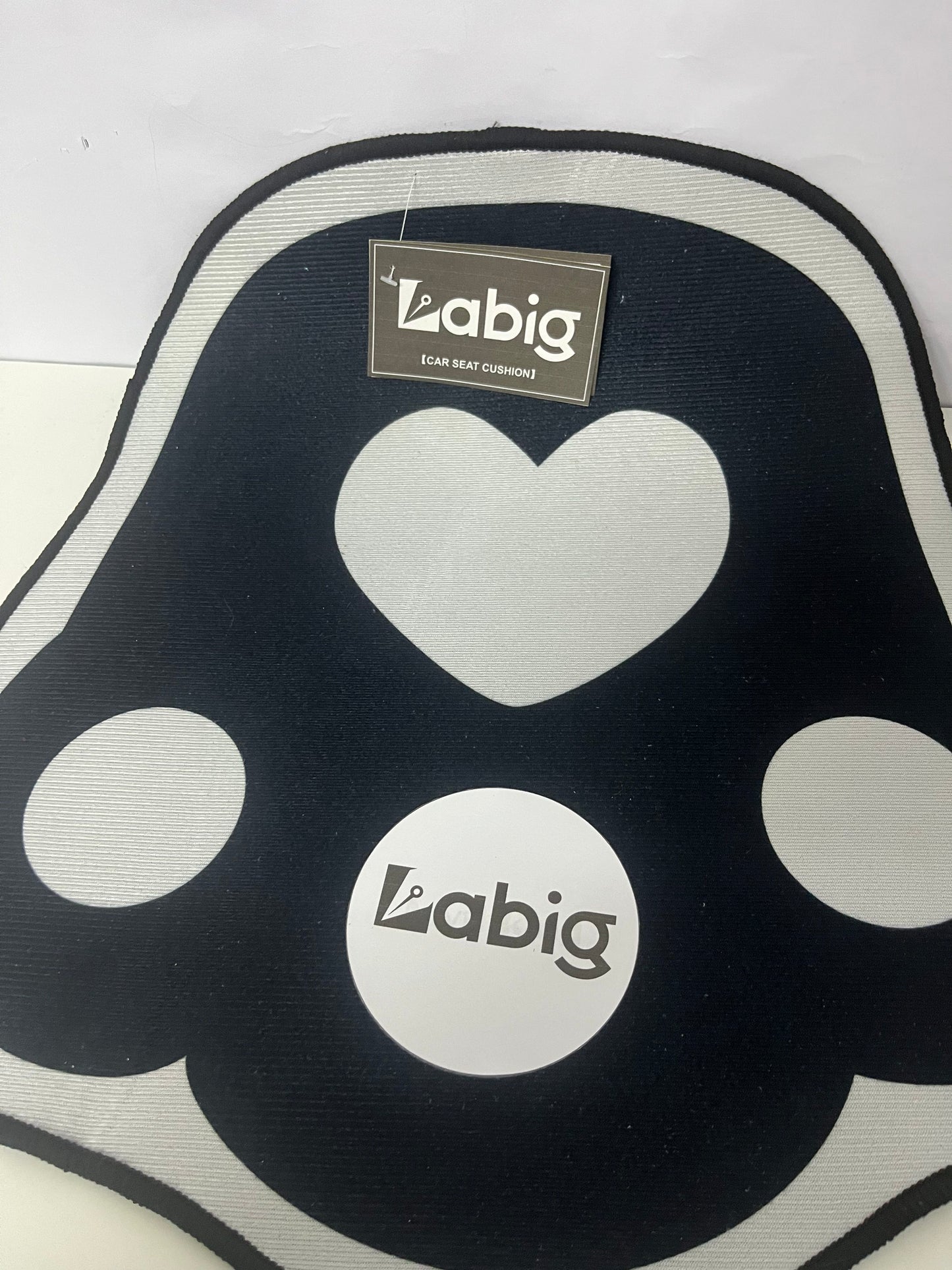 【Labig Paw Print Vehicle Seat Cushion】—— Cute & Comfortable Upgrade for Your Car Seats