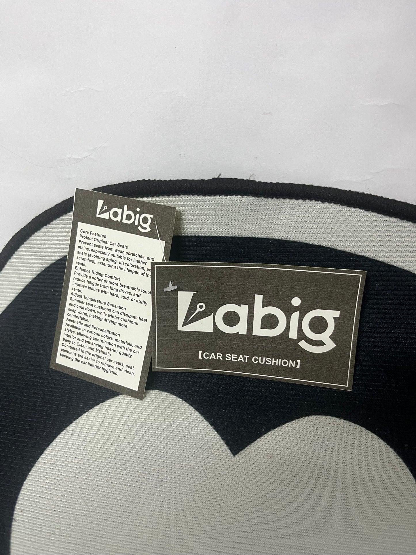 【Labig Paw Print Vehicle Seat Cushion】—— Cute & Comfortable Upgrade for Your Car Seats