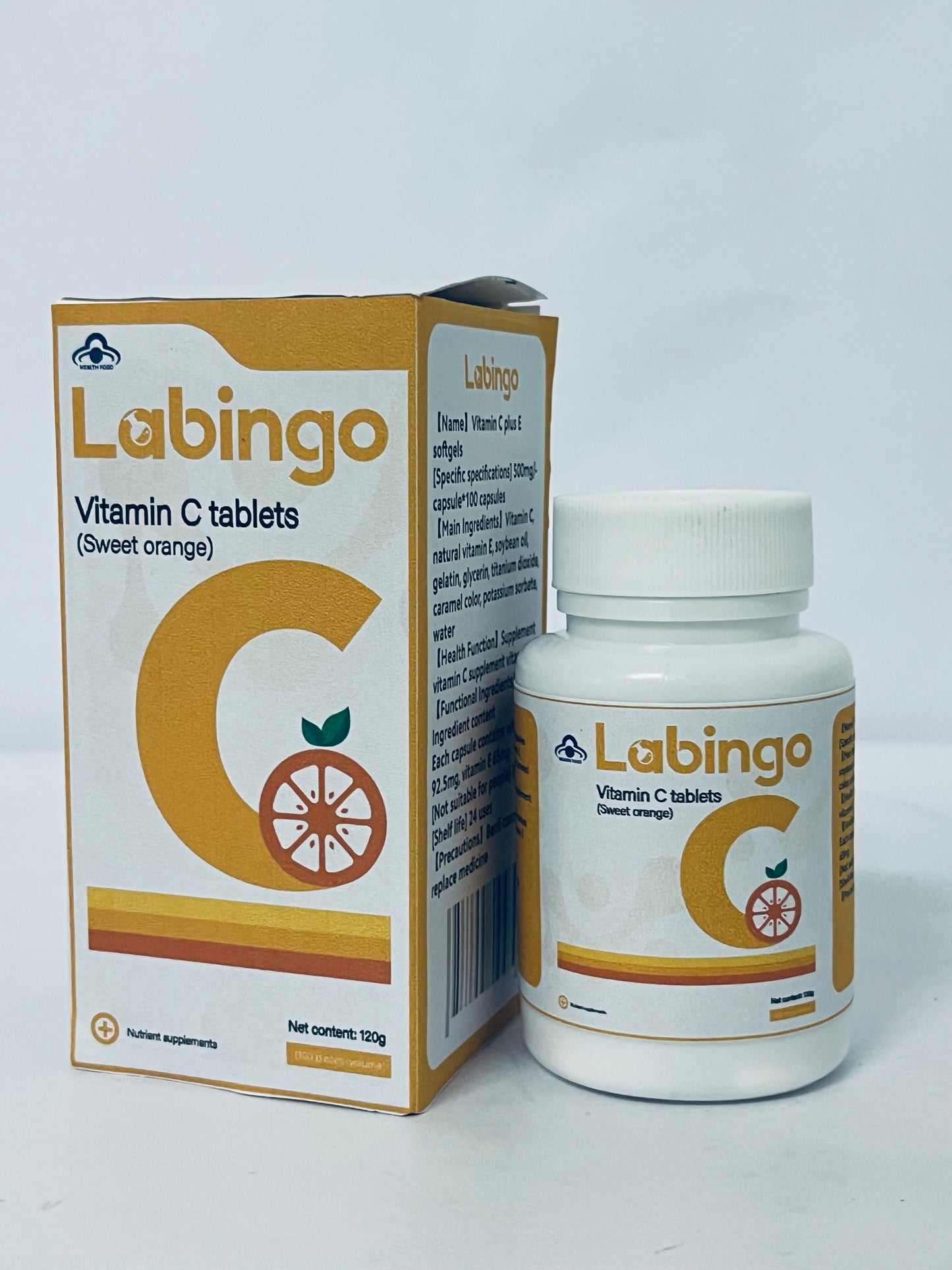 Labingo Vitamin C 1000mg | 180 Counts Vitamin C Dietary Supplements, Immune Defense & Antioxidant Support | High Strength Formula to Boost Immunity, Reduce Fatigue & Support Iron Absorption