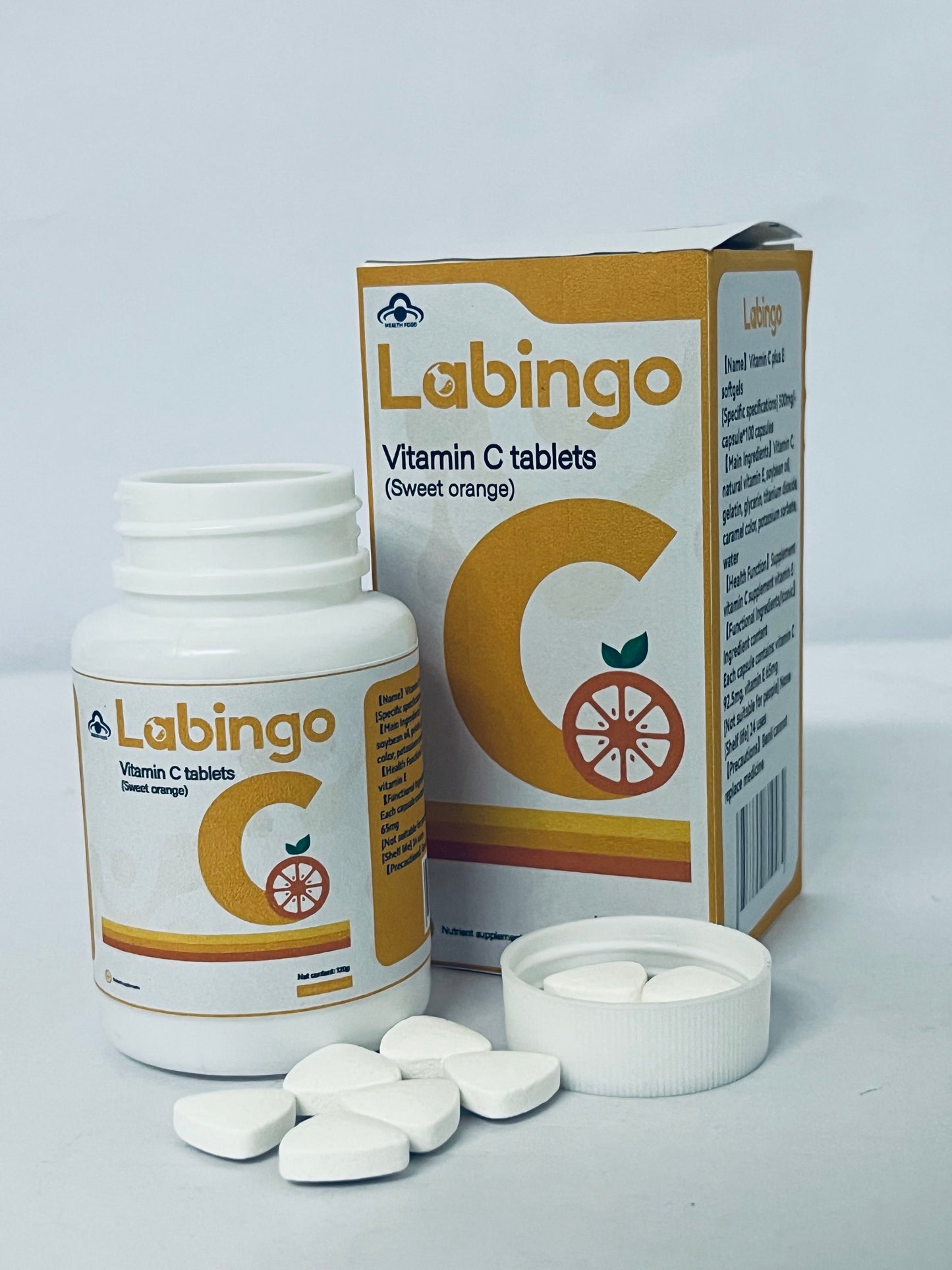 Labingo Vitamin C 1000mg | 180 Counts Vitamin C Dietary Supplements, Immune Defense & Antioxidant Support | High Strength Formula to Boost Immunity, Reduce Fatigue & Support Iron Absorption
